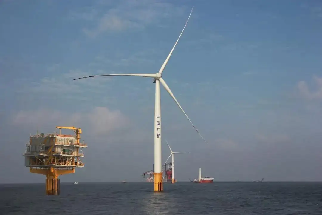 中廣核如東海上150MW風電項目